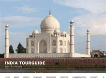 Tablet Screenshot of india-tourguide.com